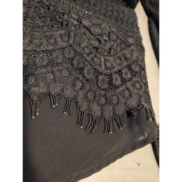 Lucky Brand Sweater Women's Size Small Black Long Sleeve Comfortable Top - Picture 10 of 11